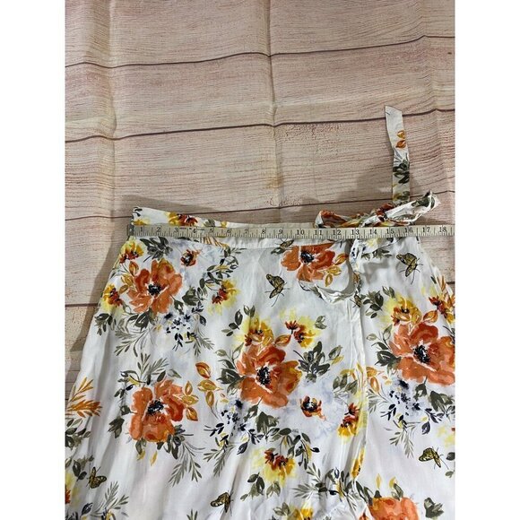 Torrid Women's Floral Maxi Challis Wrap Skirt - 1XL - Picture 6 of 10